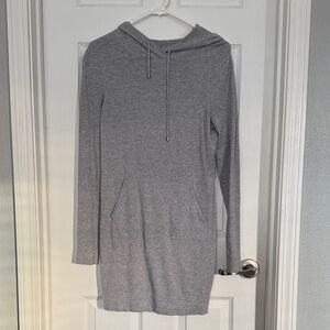 Fabletics Heather Gray tunic Hoodie